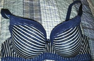 Completely new blue bra.